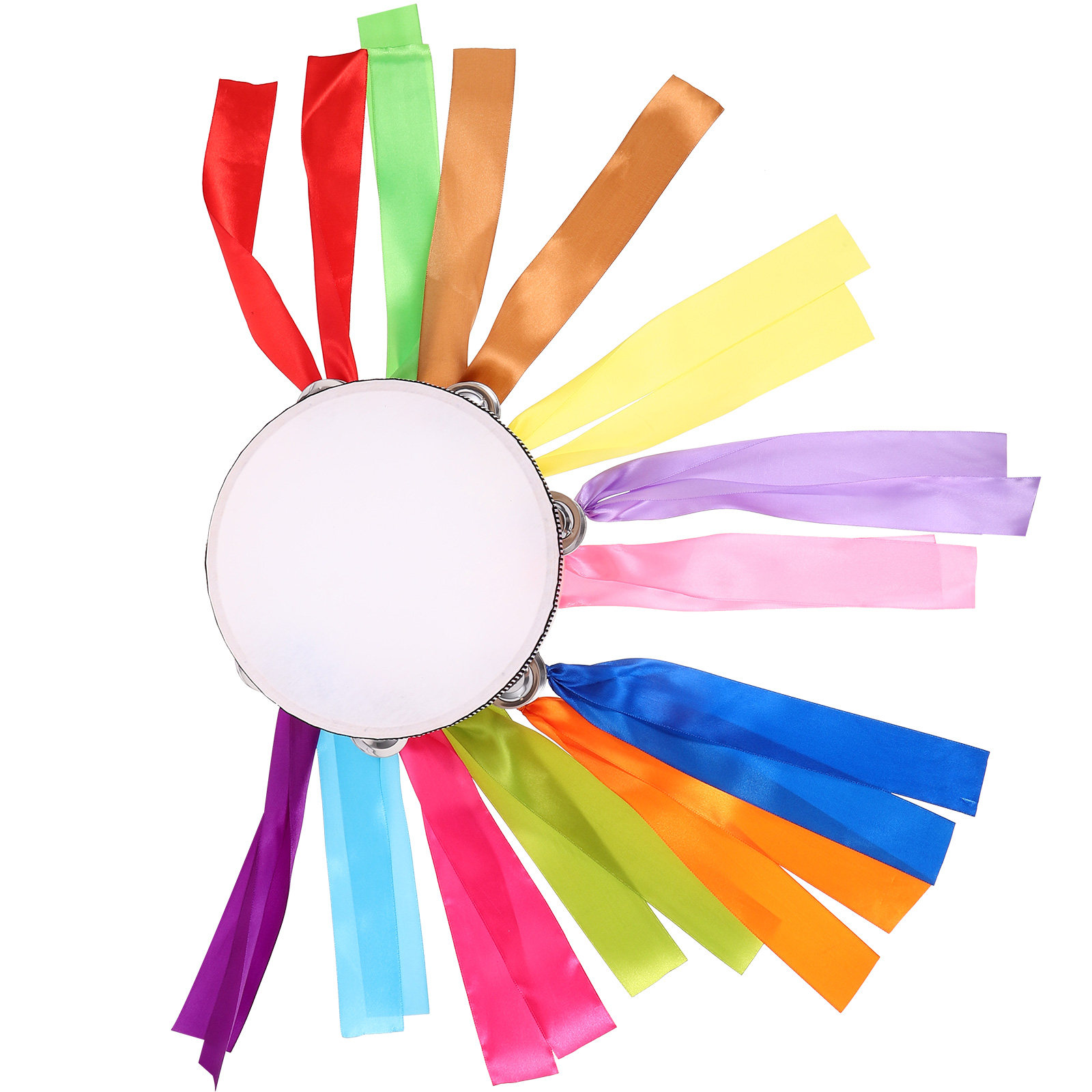 Tambourine Hand Drum - Educational Wooden Hand Drum Tambourine with