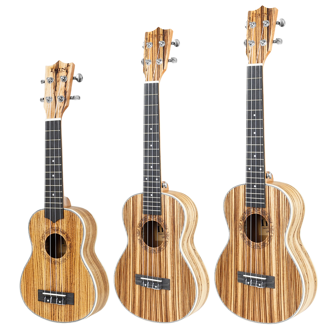 Musical Instrument Hawaiian - IRIN Ukulele 21/24/26 inch Ukulele Zebrawood