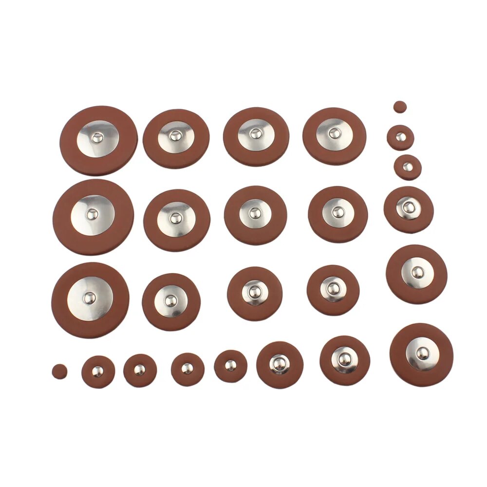 Musical Instrument Lyre - Saxophone Pads Universal Button Leather Pads