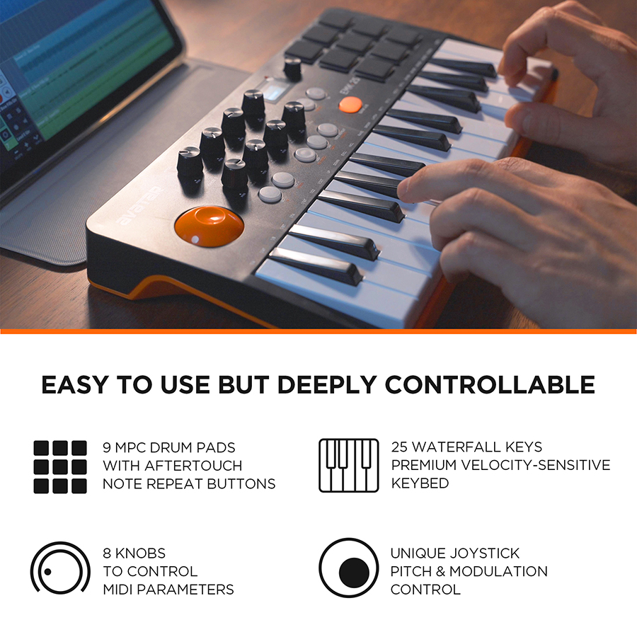 Keyboard MIDI Controller With  – Musical Instrument Keyboard recenzja i cena