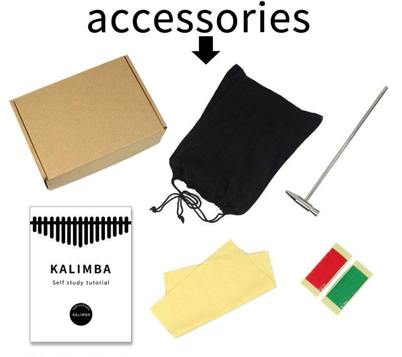 Colorful 21 Key Kalimba Kids C – Musical Instrument Keyboard recenzja i cena