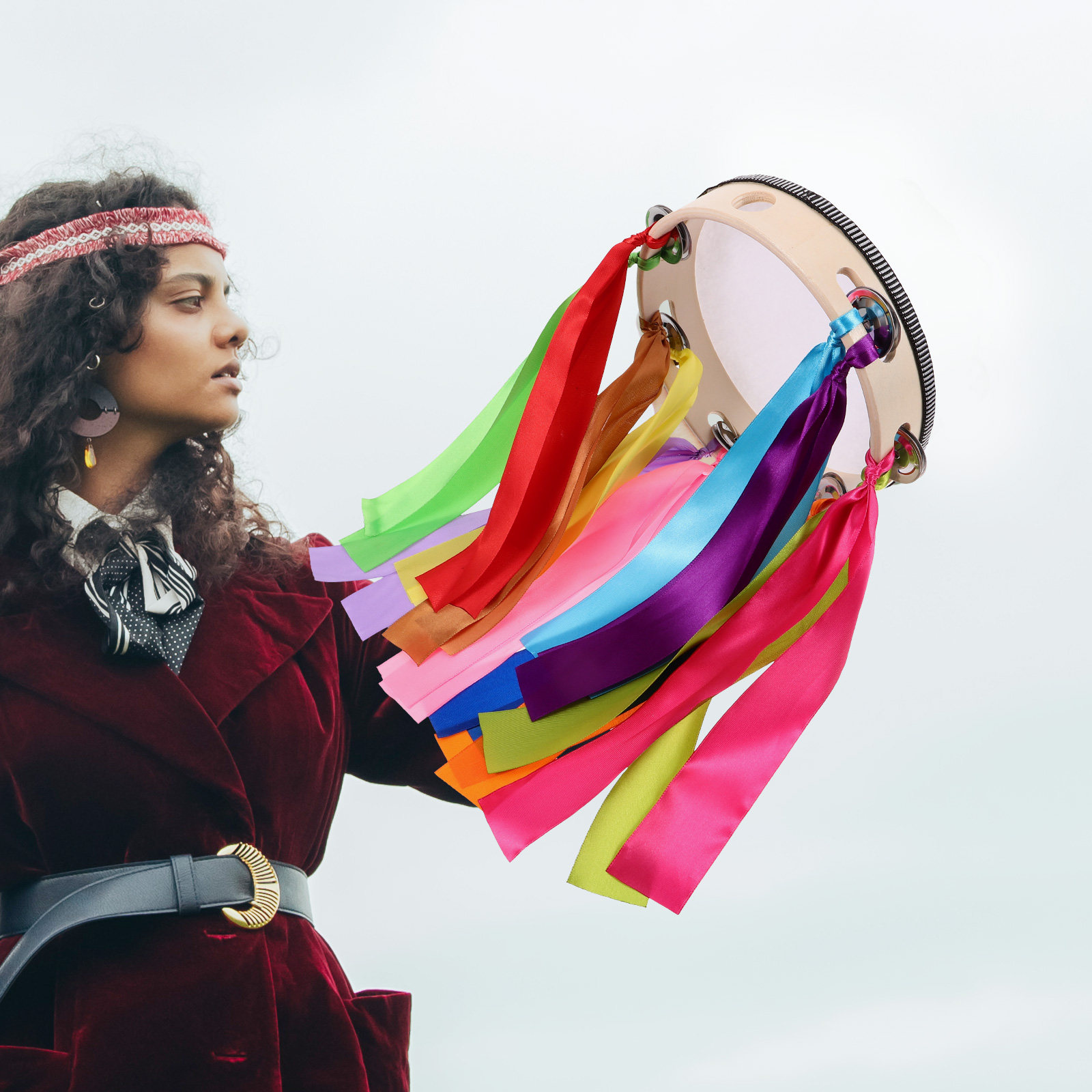 Educational Wooden Hand Drum T – Tambourine Hand Drum recenzja i cena