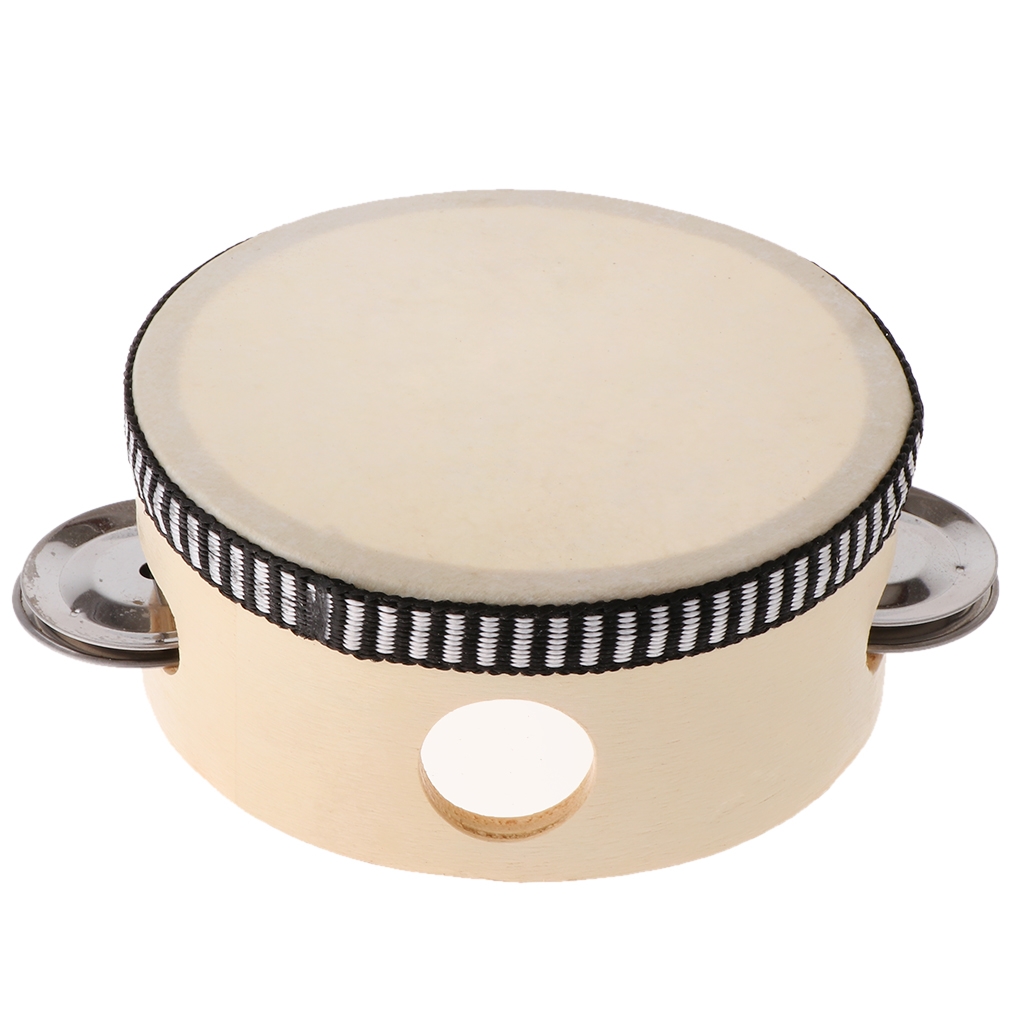 Wooden Musical Tambourine Beat – Musical Instrument With Hand recenzja i cena