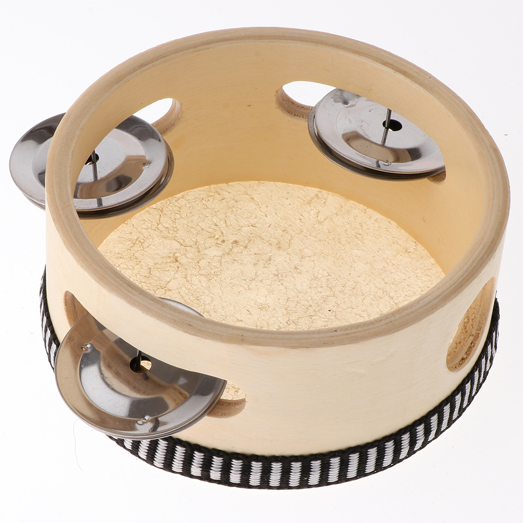 Wooden Musical Tambourine Beat – Musical Instrument With Hand recenzja i cena