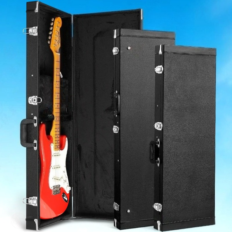 Leather Wooden Electric Guitar – Musical Instrument Box recenzja i cena