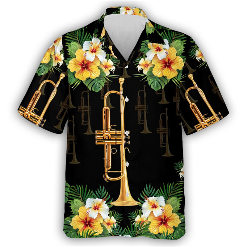 Guitar Trumpet Graphics Hawaii – Musical Instrument Hawaiian recenzja i cena