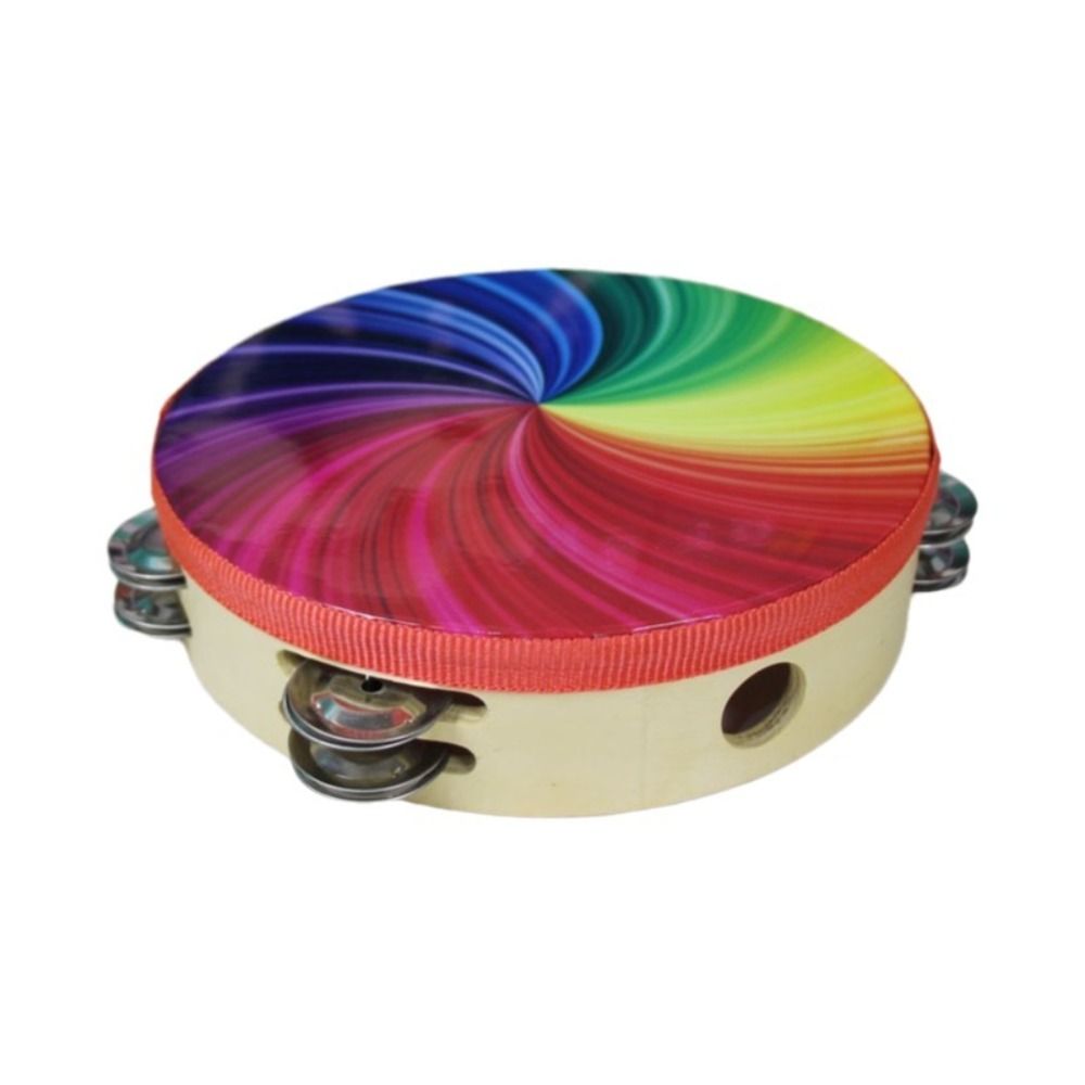 Double Row Jingles Hand Drum D – Musical Instrument With Hand recenzja i cena