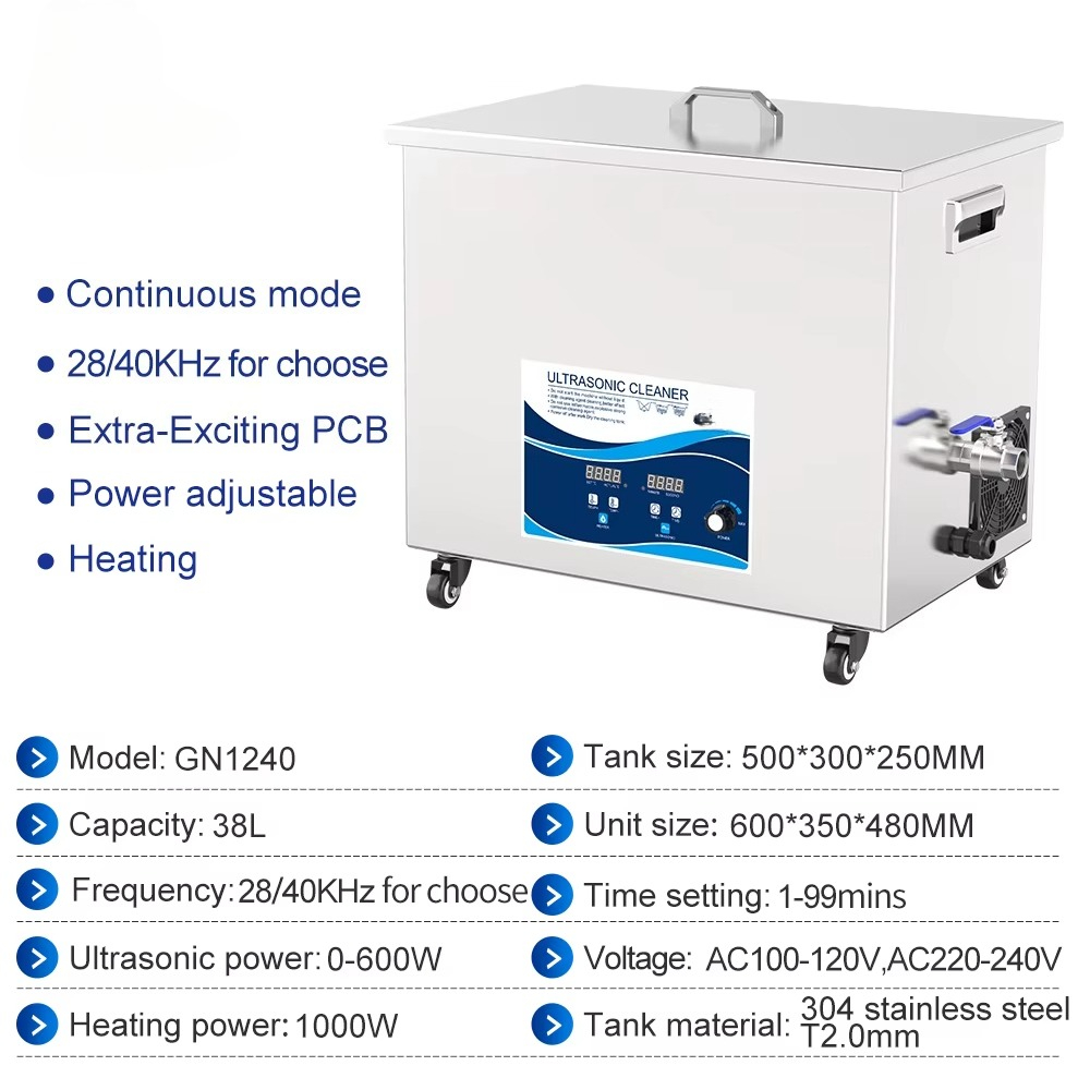 38L Digital Ultrasonic Washer  – Musical Instrument With A recenzja i cena
