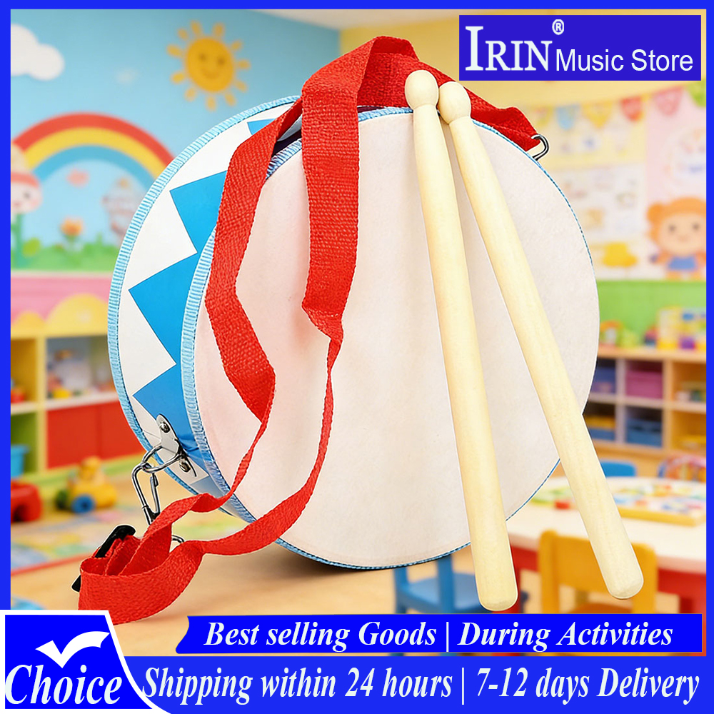 Orff Child Drum Double-Sided S – Musical Instrument With Hand recenzja i cena