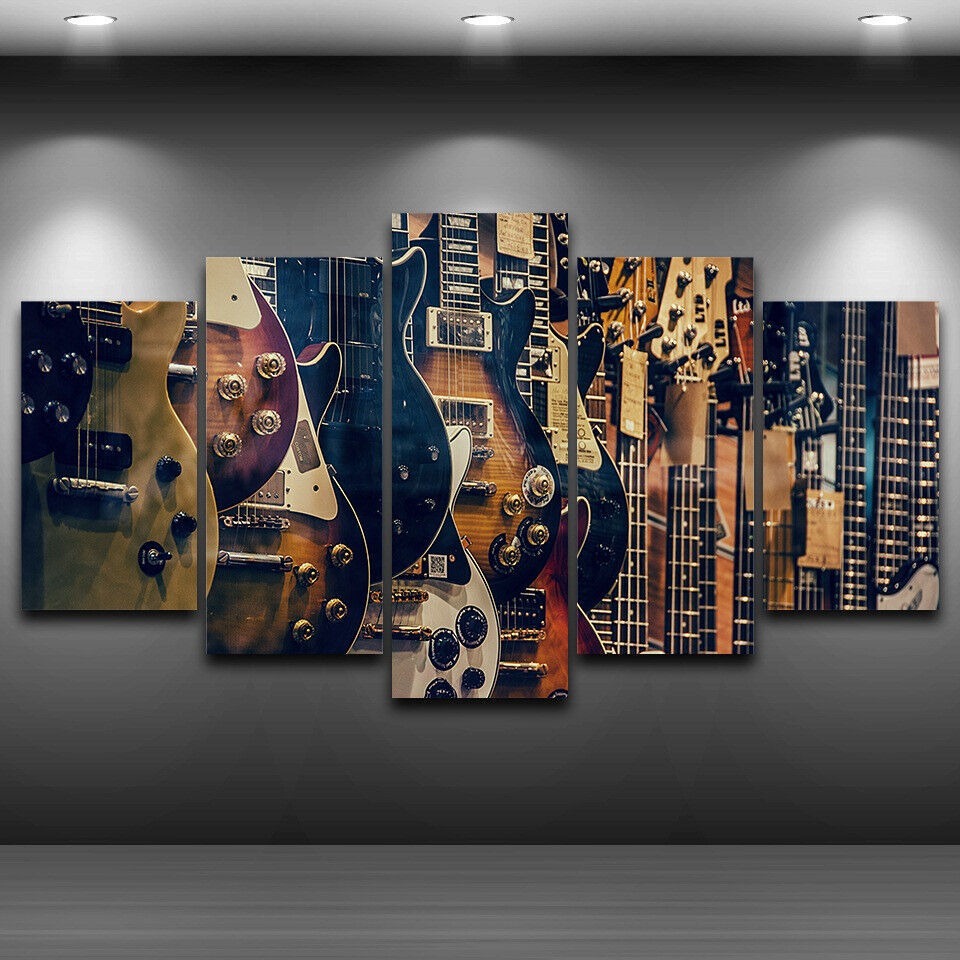 No Frame Canvas 5Pieces Vintag – Musical Instrument Of Africa recenzja i cena