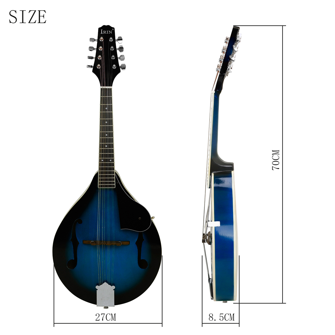 IRIN 8 Strings Mandolin Guitar – Mandolin A Style recenzja i cena