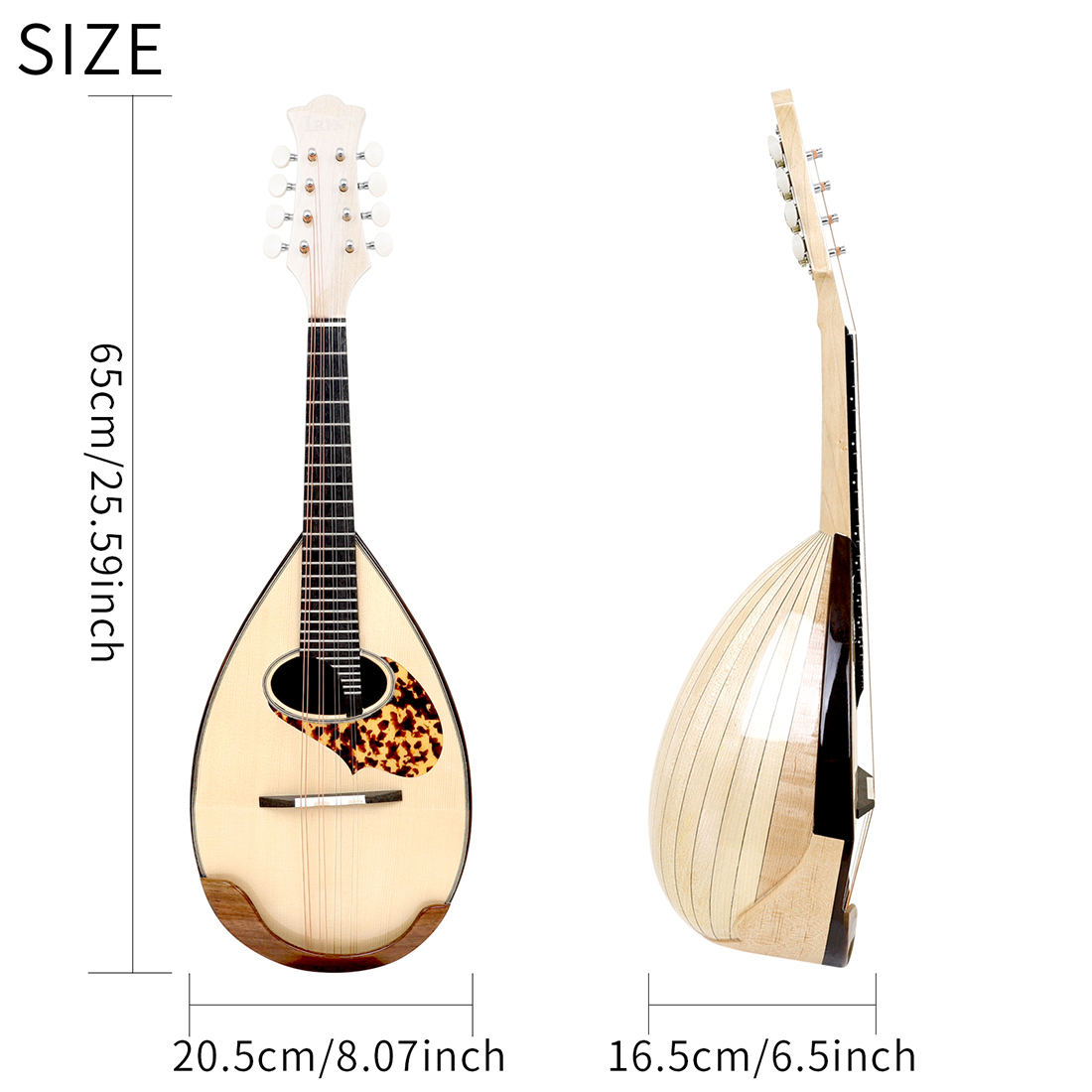 IRIN 8 String Mandolin Bowl Ba – Mandolin A Style recenzja i cena