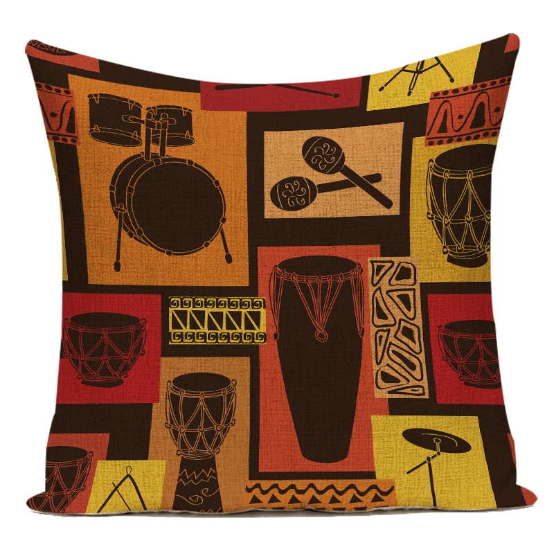 Retro African Woman Cushion Co – Musical Instrument Of Africa recenzja i cena
