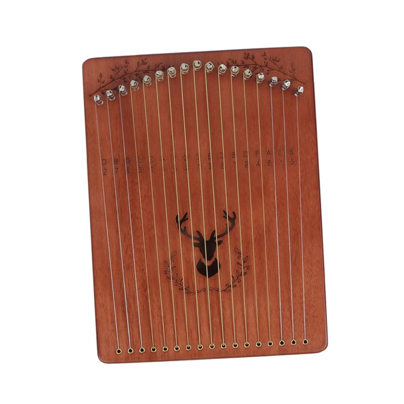 Portable 17 String Lyre Harp M – Musical Instrument Lyre recenzja i cena
