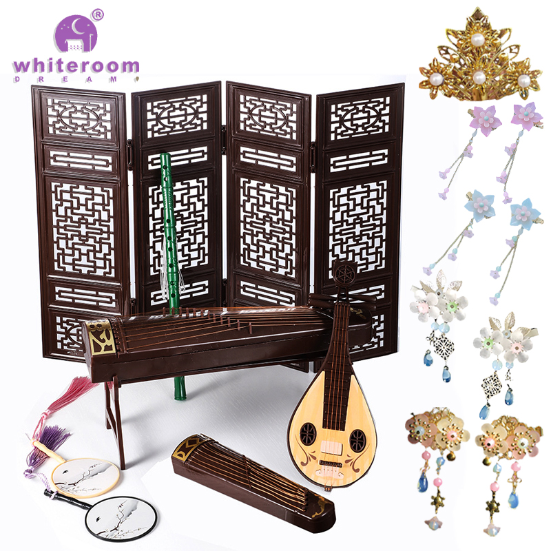 Retro Bjd Doll Accessories Chi – Musical Instrument Groups recenzja i cena