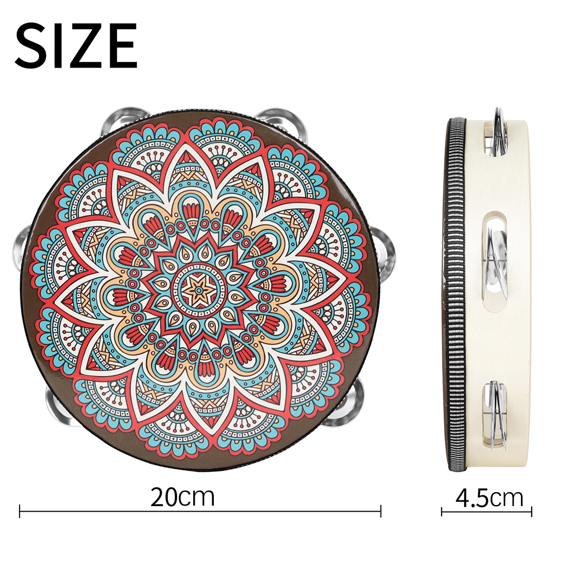 IRIN 8Inch Single Row Ancient  – Musical Instrument With Hand recenzja i cena