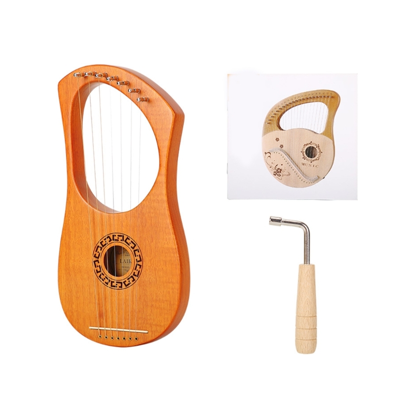 Multipurpose 7 String Lyre Har – Musical Instrument Groups recenzja i cena