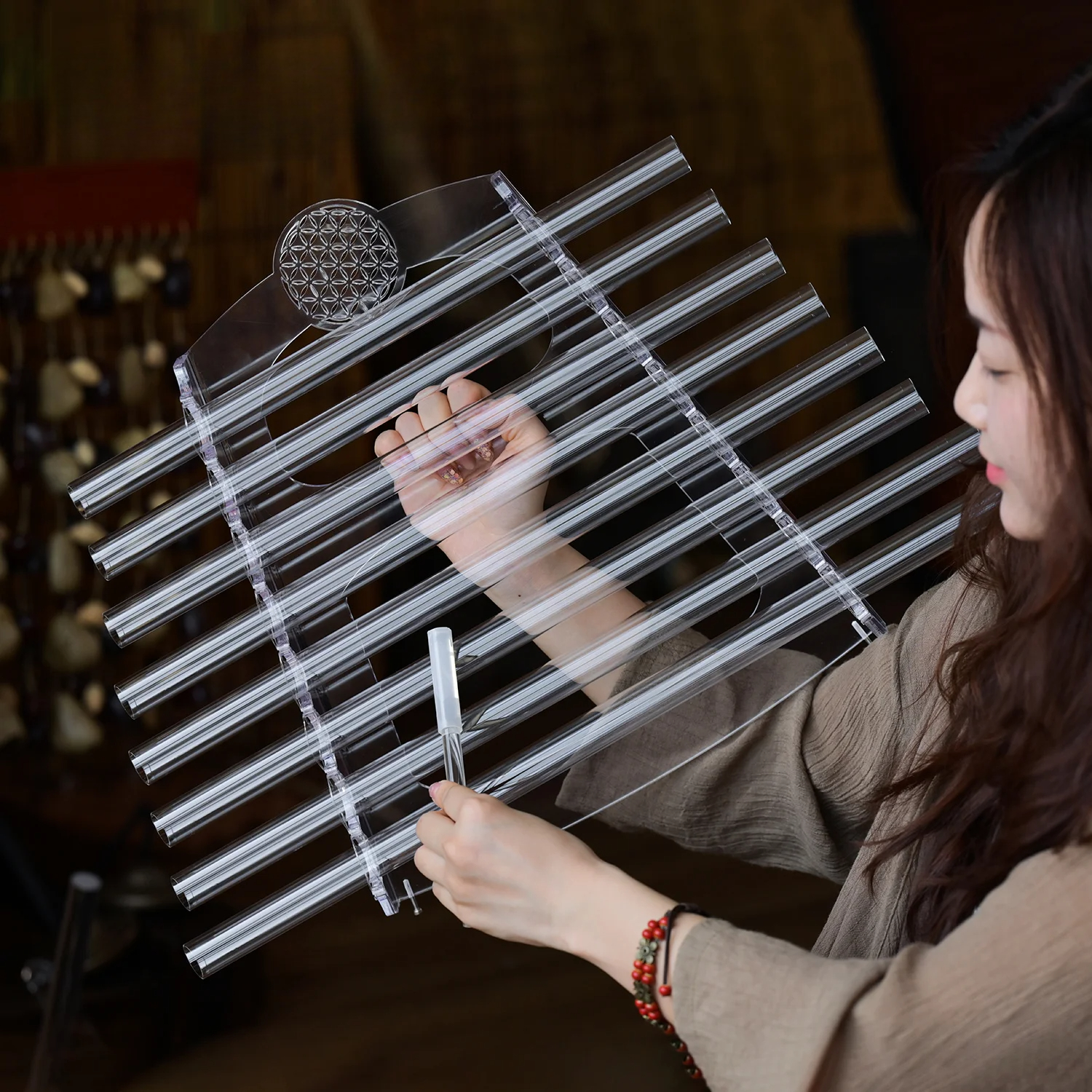 432HZ Clear Quartz Crystal Sin – Musical Instrument Box recenzja i cena
