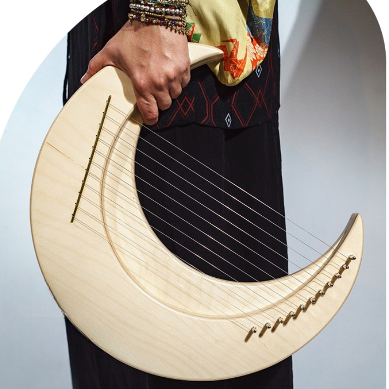 Portable Harp 15-string Lyre B – Musical Instrument Lyre recenzja i cena