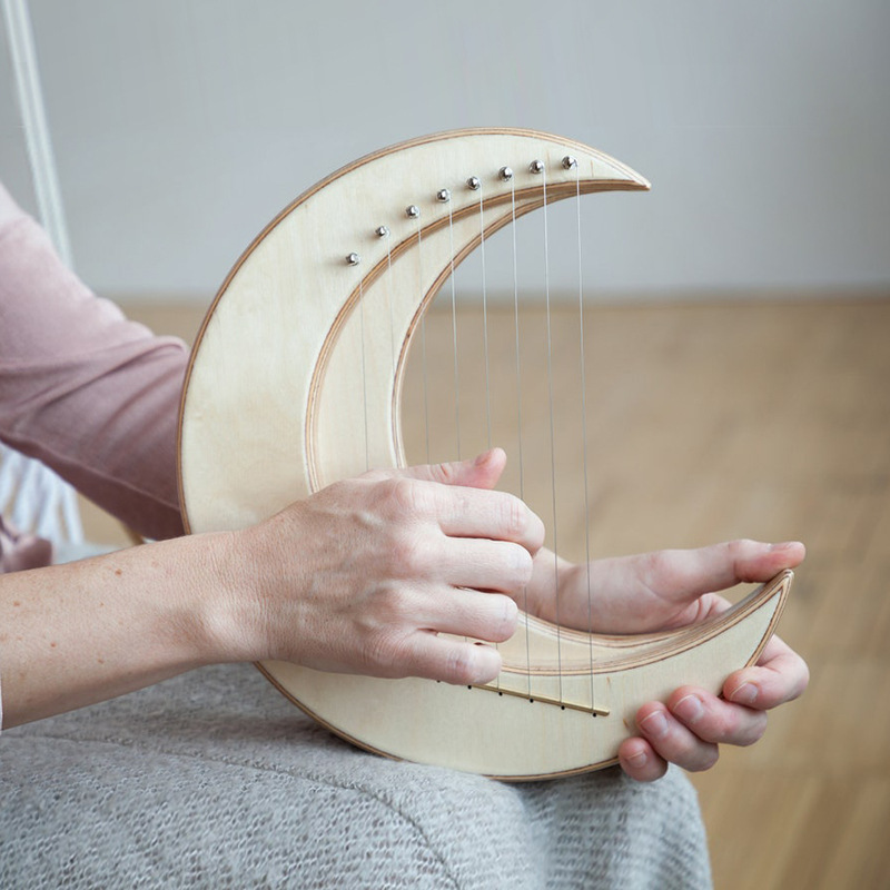 Portable Harp 15-string Lyre B – Musical Instrument Lyre recenzja i cena
