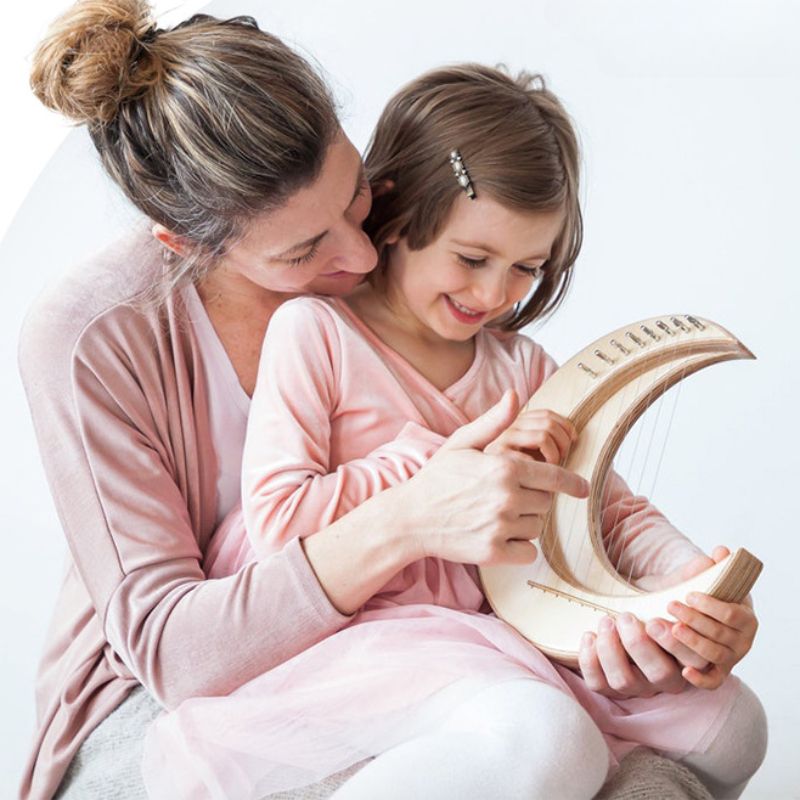 Portable Harp 15-string Lyre B – Musical Instrument Lyre recenzja i cena