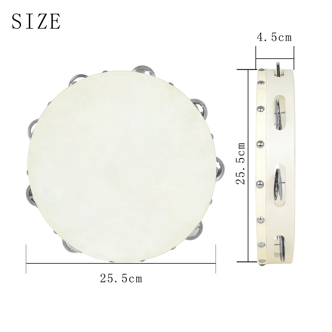 IRIN 10 Inches Tambourine Drum – Tambourine Hand Drum recenzja i cena