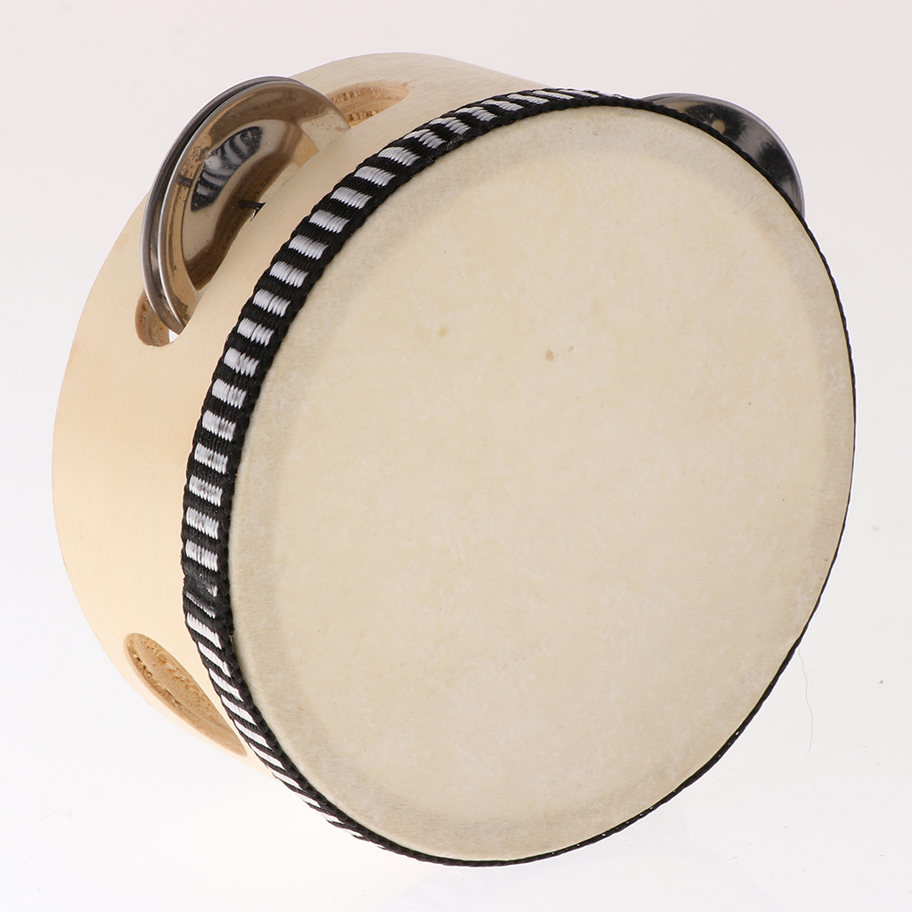 4/6inch Hand Held Wooden Tambo – Tambourine Hand Drum recenzja i cena