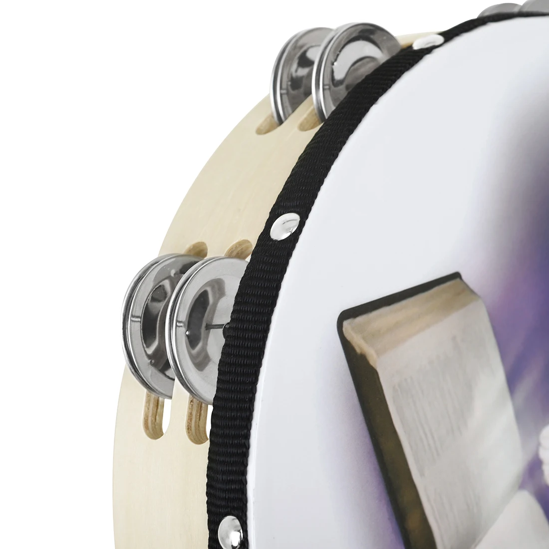 M MBAT 10-Inch Tambourine Wood – Tambourine Hand Drum recenzja i cena