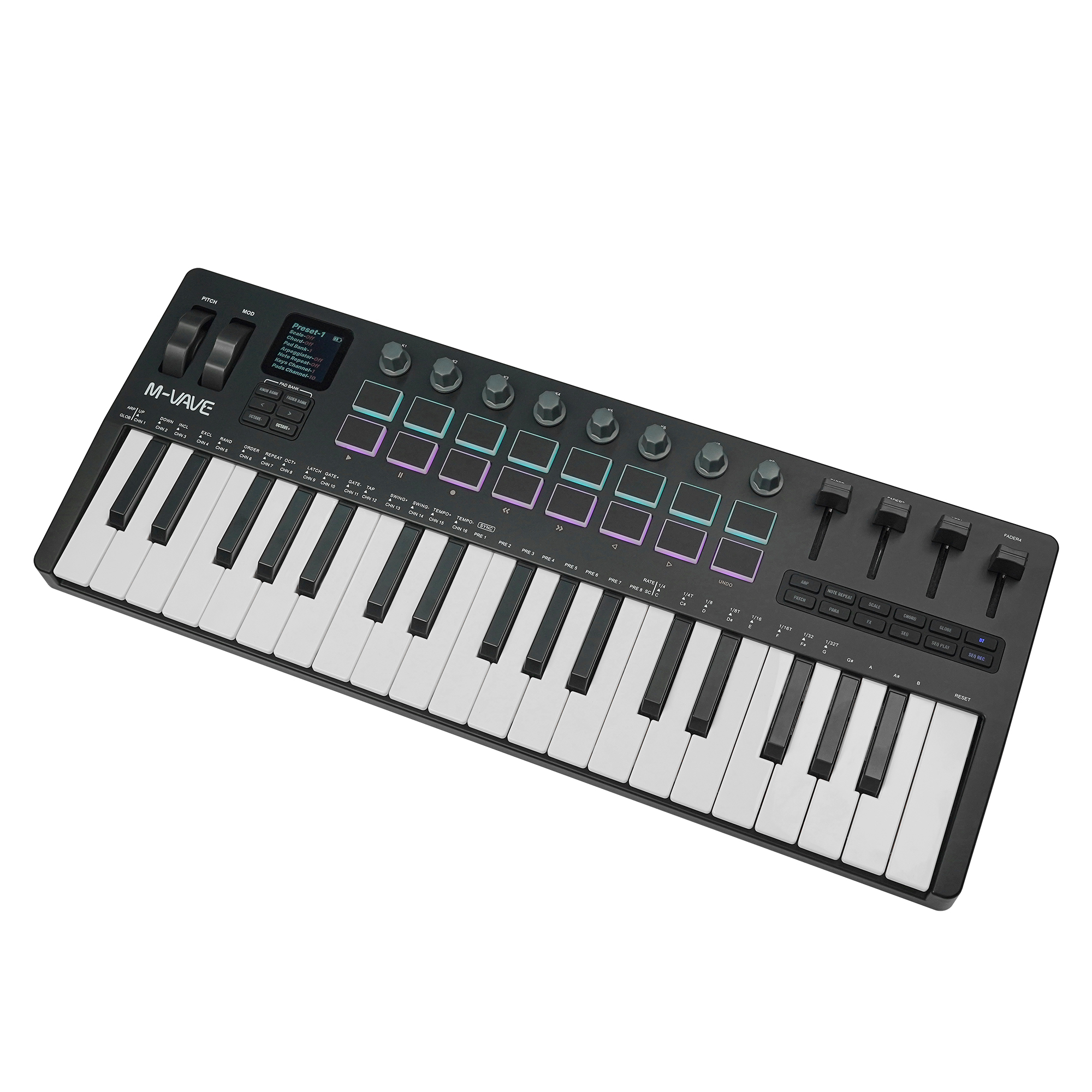 M-VAVE SMK-37 PRO 37-Key MIDI  – Musical Instrument Keyboard recenzja i cena