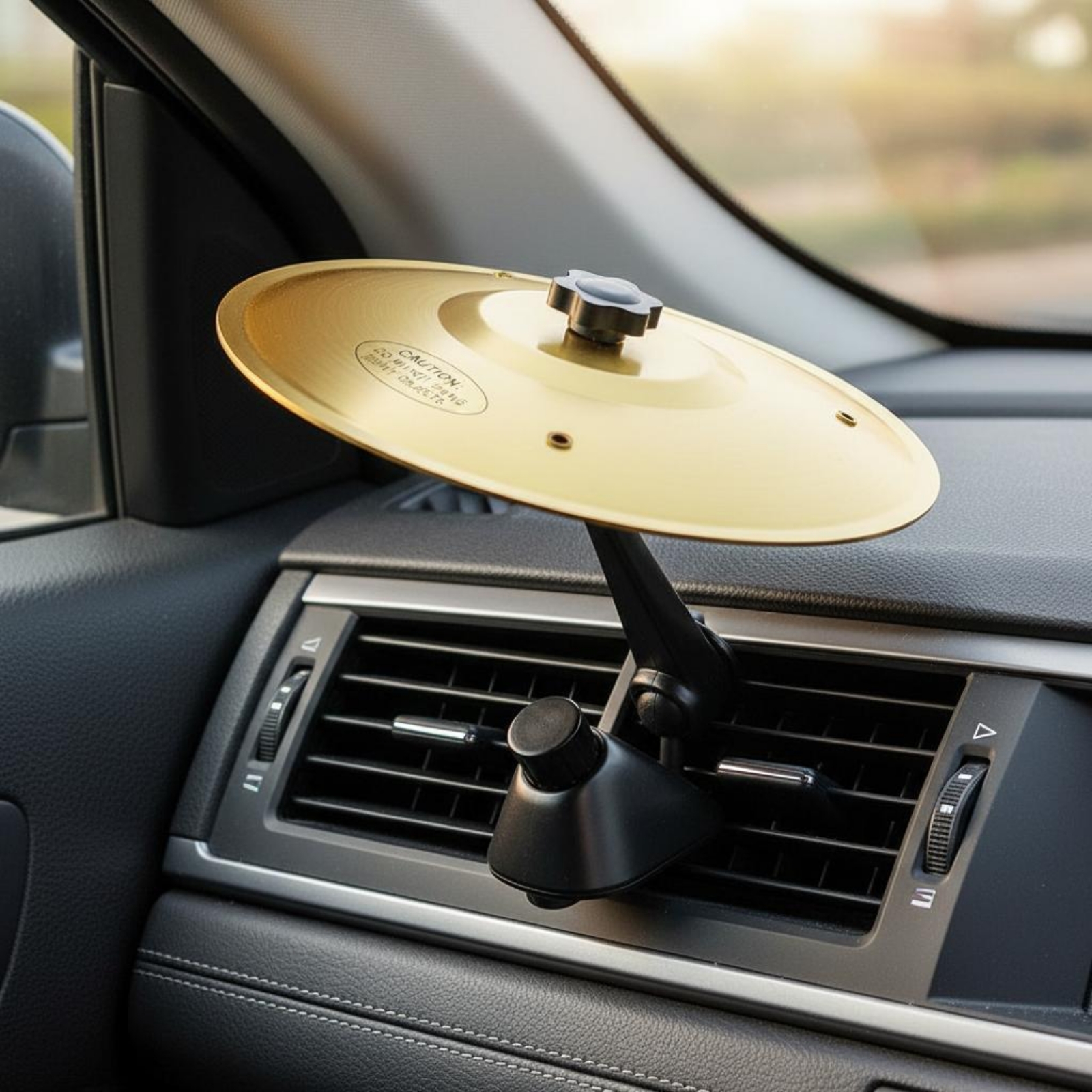 2 Pieces Air Vent Drum Cymbal  – Tambourine Hand Drum recenzja i cena